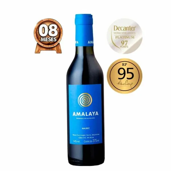vinho tinto amalaya malbec 375 ml